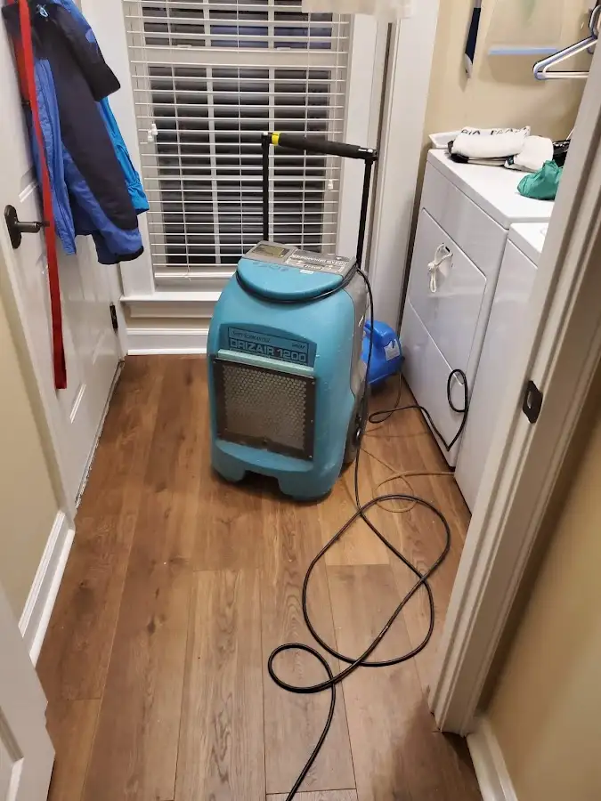 Commercial dehumidifier deployed for Flood Damage Cleanup in Destin