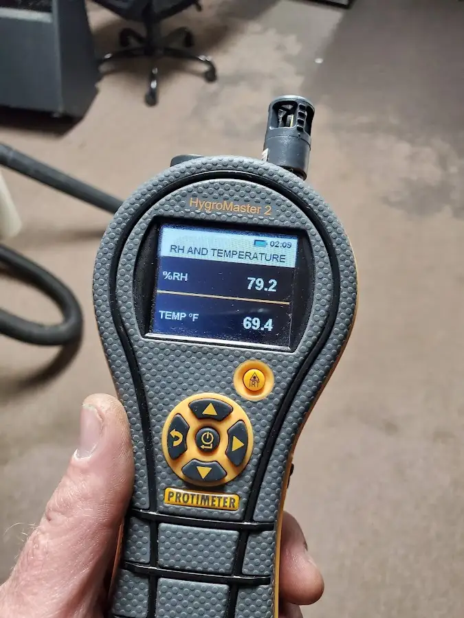 Moisture meter humidity assessment for Mold Remediation & Removal in Destin