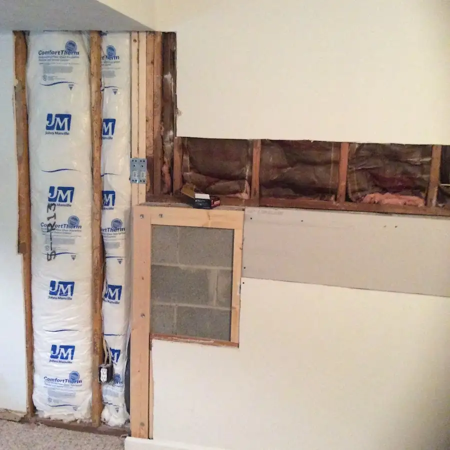 Wall insulation replacement during Odor Removal & Deodorization in Destin